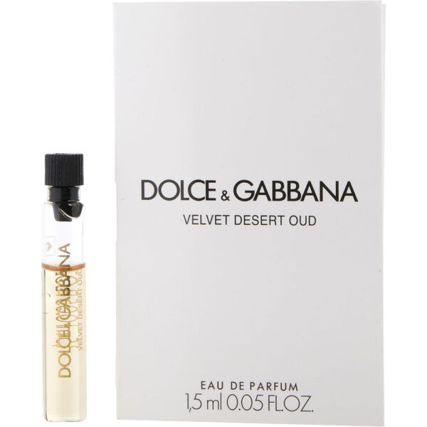 Dolce & Gabbana Dolce & Gabbana Velvet Desert Oud by Dolce & Gabbana Eau de Parfum for Unisex – 0.05 oz