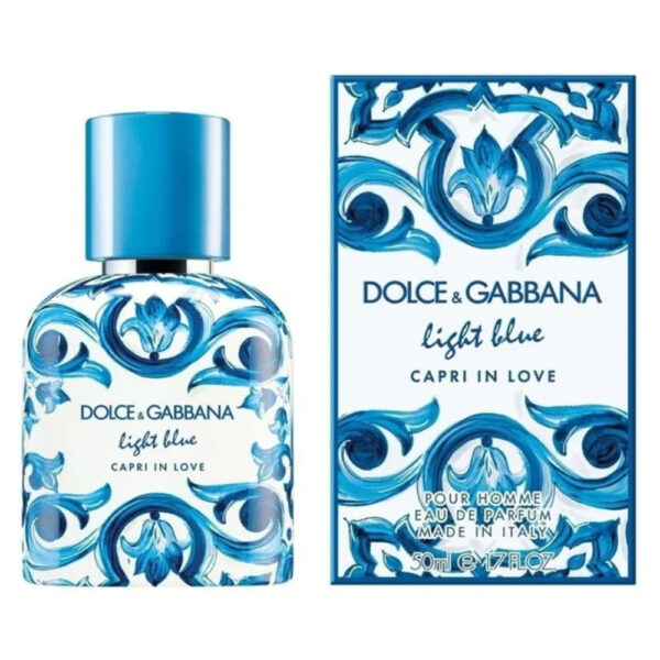 Dolce & Gabbana Light Blue Capri in Love Eau de Parfum for Men – 1.7 oz