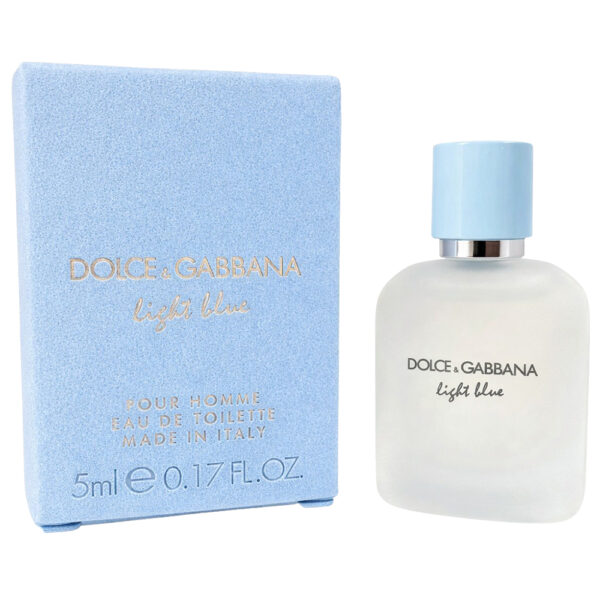 Dolce & Gabbana Light Blue Eau de Toilette for Men – 0.17 oz