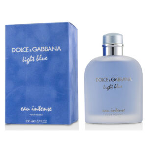 Dolce & Gabbana Light Blue Eau Intense Eau de Parfum for Men – 6.7 oz