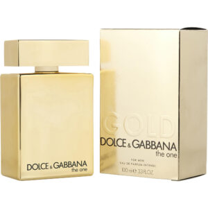 Dolce & Gabbana The One Gold by Dolce & Gabbana INTENSE Parfum Intense for Men – 3.3 oz