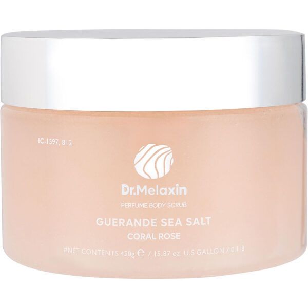 Dr. Melaxin Guerande Sea Salt Perfume Body Scrub - Coral Rose 450g