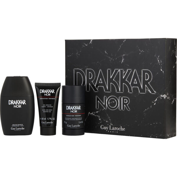 Drakkar Noir by Guy Laroche EDT & Deodorant Gift Set for Men
