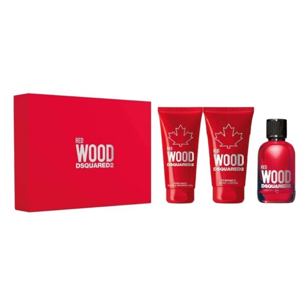Dsquared2 Red Wood 3 piece Eau de Toilette for Women – 3 piece gift set