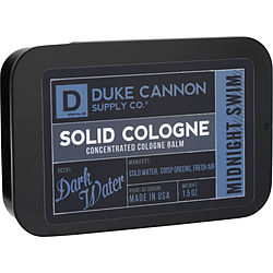Duke Cannon Midnight Swim Solid Cologne 1.5 oz for Men