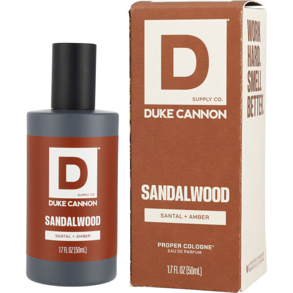 Duke Cannon Sandalwood Eau de Parfum for Men – 1.7 oz