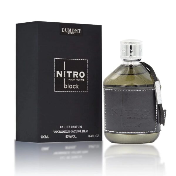 Dumont Paris Dumont Nitro Black Eau de Parfum for Men – 3.4 oz