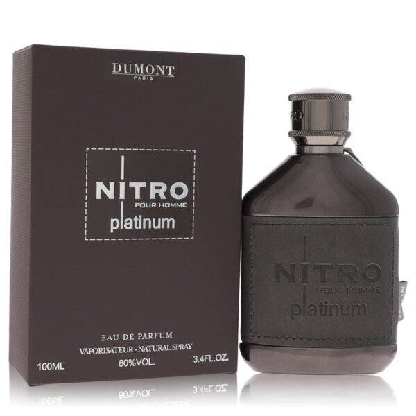Dumont Paris Nitro Platinum Eau de Parfum for Men – 3.4 oz