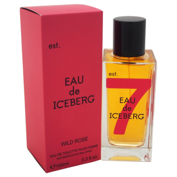 Eau De Iceberg Wild Rose for Women – 3.3 oz