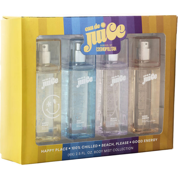 Eau De Juice Variety Pack - 4 Body Mist Set for Women