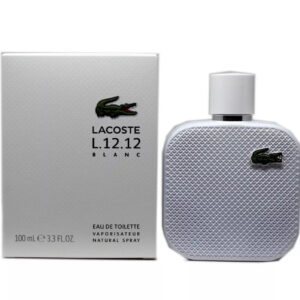 Lacoste L.12.12 Blanc Eau de Toilette for Men – 3.4 oz