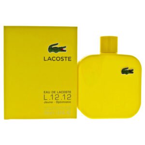 Eau De Lacoste L.12.12 Jaune Eau de Toilette for Men – 5.9 oz