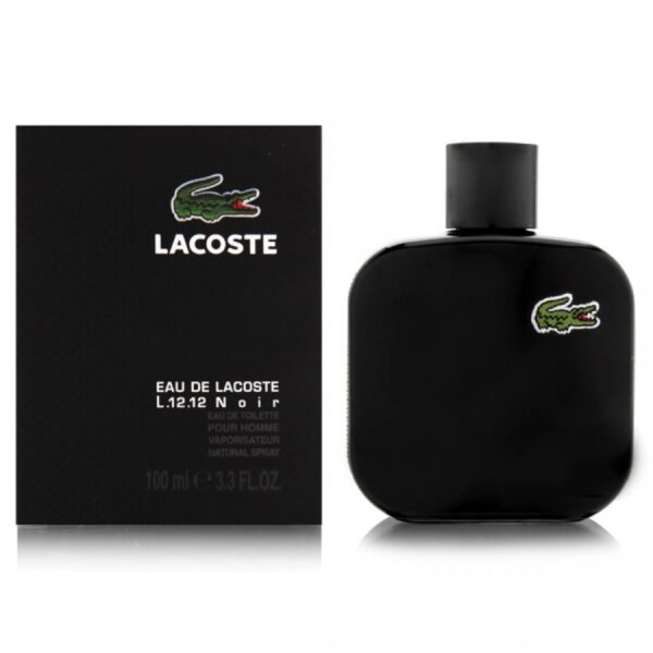 Lacoste Eau De Lacoste L.12.12 Noir Eau de Toilette for Men – 3.3 oz