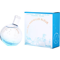 Eau Des Merveilles Bleue by Hermes EDT SPRAY REFILLABLE 1 OZ