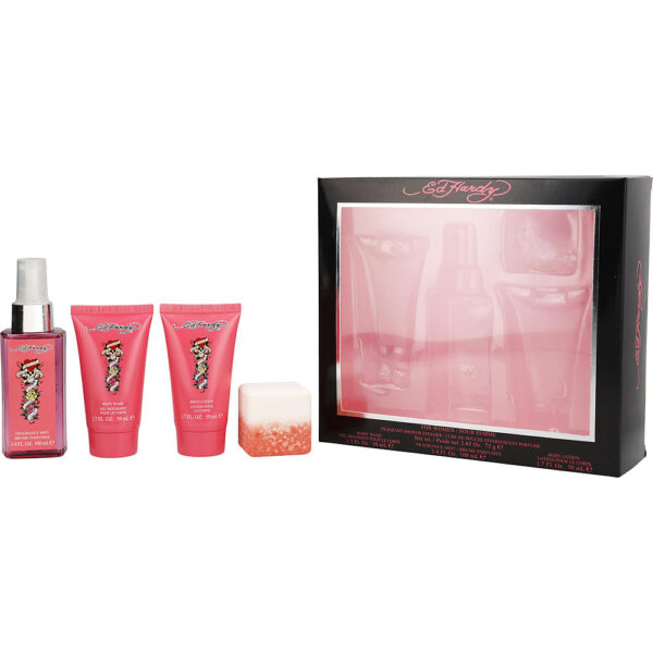 Ed Hardy by Christian Audigier Women's 4-Piece Fragrance Set