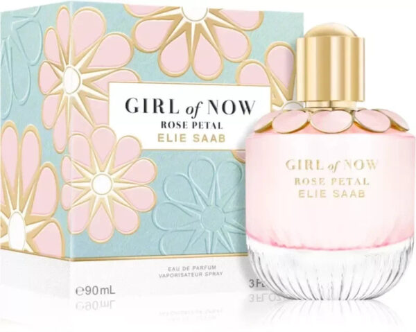 Elie Saab Girl Of Now Rose Petal Eau de Parfum for Women – 3 oz