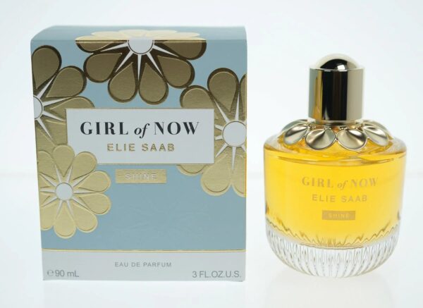 Elie Saab Girl Of Now Shine Eau de Parfum for Women – 3.0 oz
