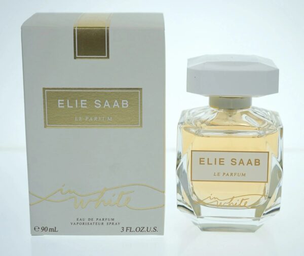 Elie Saab Le In White Eau de Parfum for Women – 3 oz