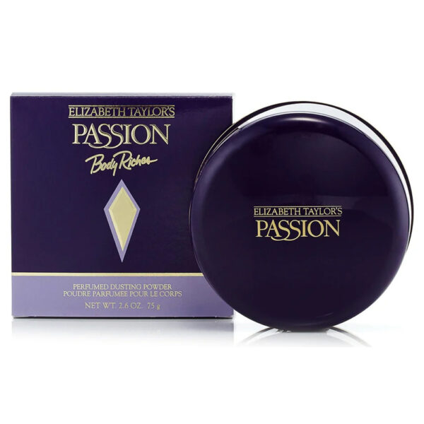 Elizabeth Taylor Passion Perfumed Dusting Powder for Women – 2.5 oz