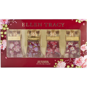 Ellen Tracy Variety 4 PIECE VARIETY WITH ELLEN TRACY SENSATIONAL & ELLEN TRACY BRILLIANT & ELLEN TRACY DAZZLING & ELLEN TRACY DYNAMIC AND ALL ARE Eau de Parfum for Women – 0.5 oz
