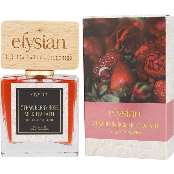 Elysian Strawberry Rose Milk Tea Latte Extrait de Parfum for Unisex – 1.7 oz