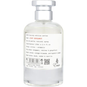Emir Just Bergamot FACTORY EDITION Eau de Parfum for Unisex – 3.4 oz