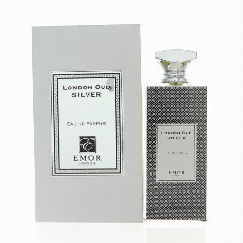 Emor London London Oud Silver Eau de Parfum for Unisex – 4.2 oz