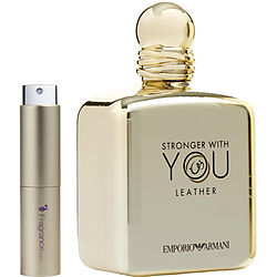 Emporio Armani Stronger With You Leather EDP Travel Spray 0.27oz