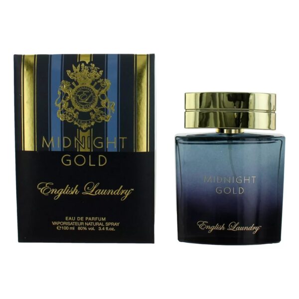 English Laundry Midnight Gold Eau de Parfum for Men – 3.4 oz