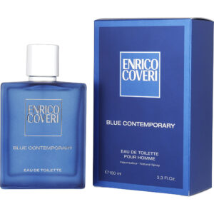 Enrico Coveri Blue Contemporary Eau de Toilette for Men – 3.3 oz