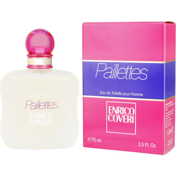 Enrico Coveri Pailettes Eau de Toilette for Women – 2.5 oz