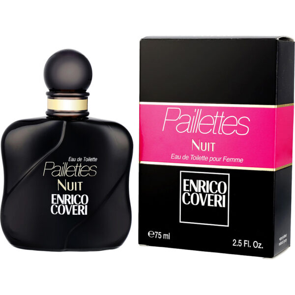 Enrico Coveri Pailettes Nuit Eau de Toilette for Women – 2.5 oz