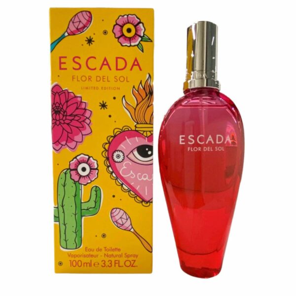 Escada Flor Del Sol Eau de Toilette for Women – 3.3 oz