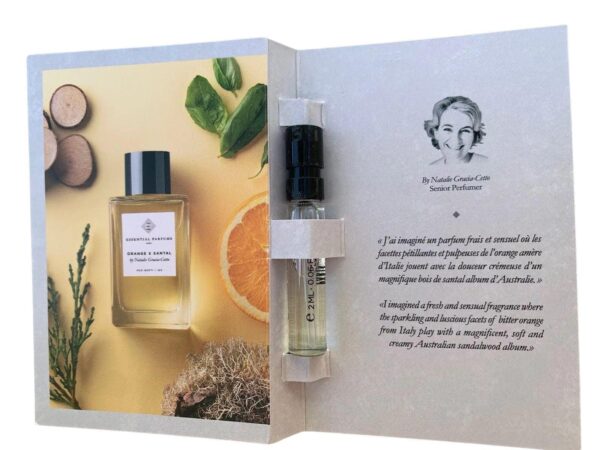 Essential Parfums Orange X Santal Eau de Parfum for Unisex – 0.06 oz