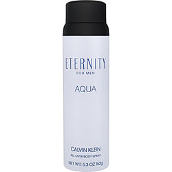 Eternity Aqua by Calvin Klein Men's Body Spray 5.4 oz