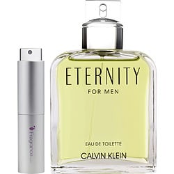 Eternity by Calvin Klein EDT SPRAY 0.27 OZ TRAVEL SPRAY for MEN