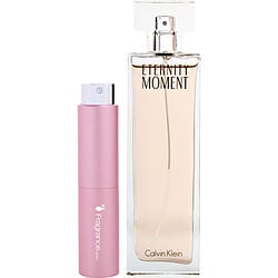 Eternity Moment by Calvin Klein Eau de Parfum Spray 0.27 oz Travel