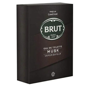 Faberge Brut Musk Eau de Toilette for Men – 3.4 oz
