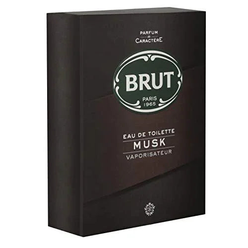 Faberge Brut Musk Eau de Toilette for Men – 3.4 oz