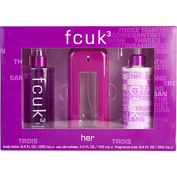 Fcuk 3 by French Connection Women's Fragrance Gift Set