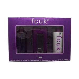 Fcuk 3 by French Connection Women's Fragrance Gift Set