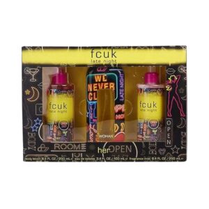 Fcuk Late Night by French Connection EDT Spray & Body Lotion Set