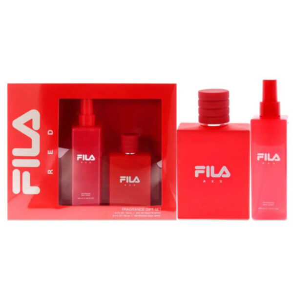 Fila Red 2 piece Eau de Toilette for Men – 2 piece gift set