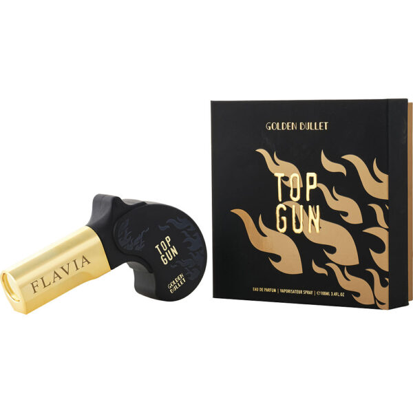 Flavia Top Gun Golden Bullet Eau de Parfum for Men – 3.4 oz