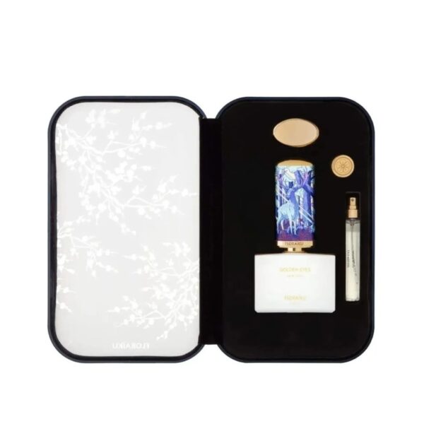 Floraiku Golden Eyes Eau de Parfum for Unisex – 3 piece gift set