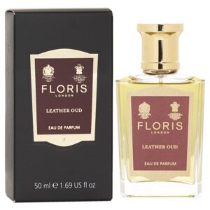 Floris Leather Oud Eau de Parfum for Men – 1.7 oz