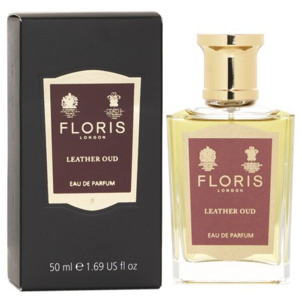 Floris Leather Oud Eau de Parfum for Men – 1.7 oz