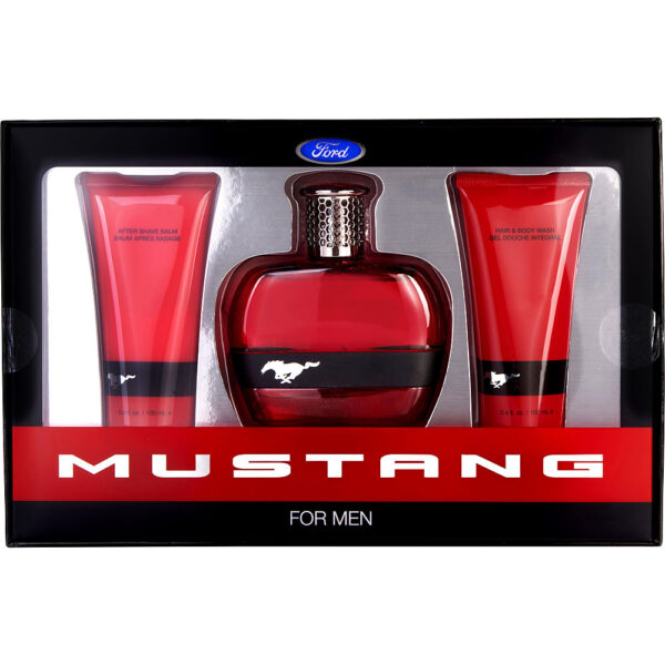 Ford Mustang Red by Estee Lauder EDT SPRAY 3.4 OZ for MEN Set