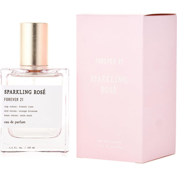 Forever 21 Sparkling Rose 21 Eau de Parfum for Women – 3.4 oz