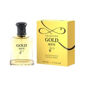 Fragluxe Gold Eau de Toilette for Men – 3.3 oz